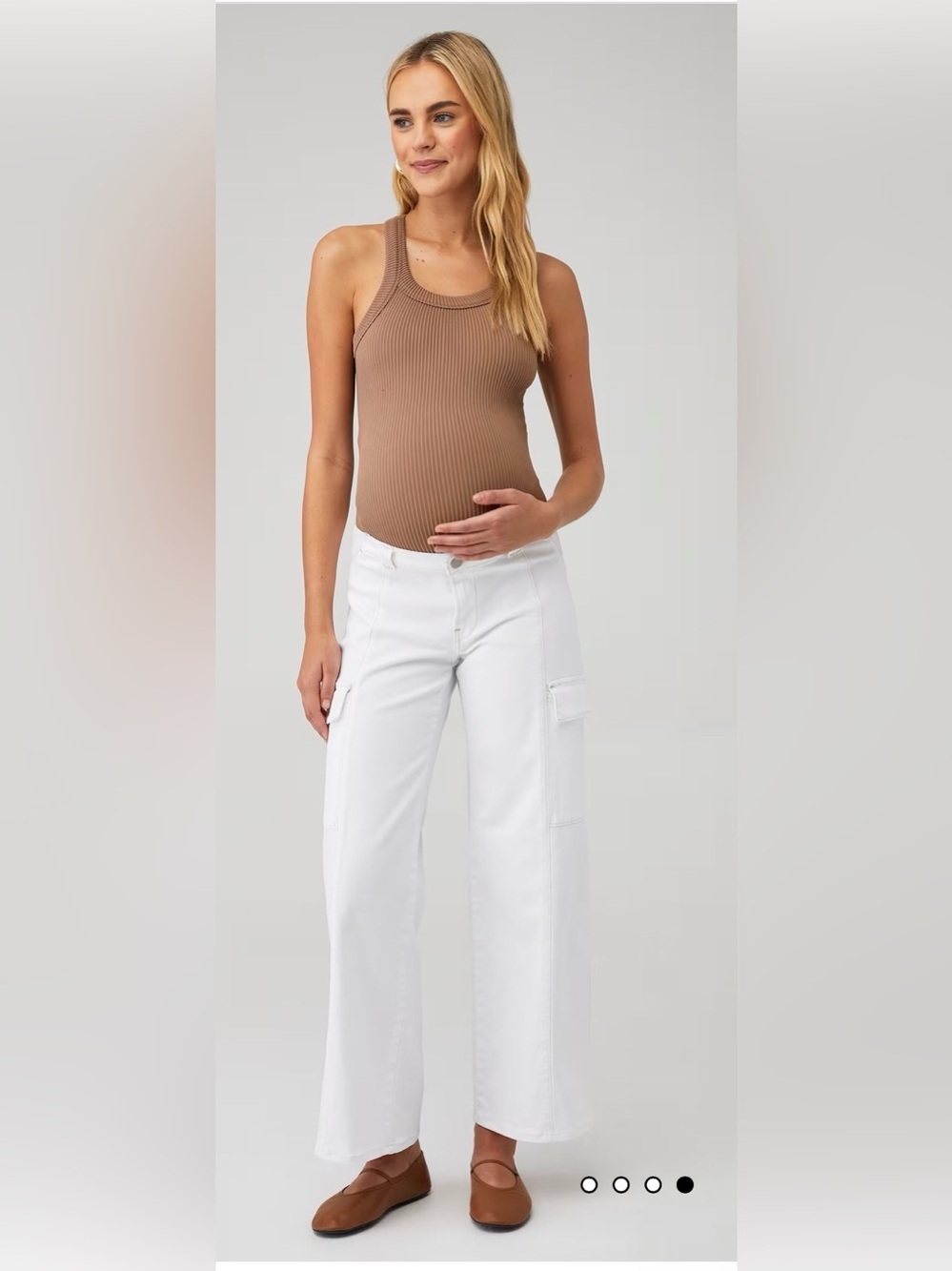 HUDSON JEANS
MATERNITY WIDE LEG CARGO PANT size 30